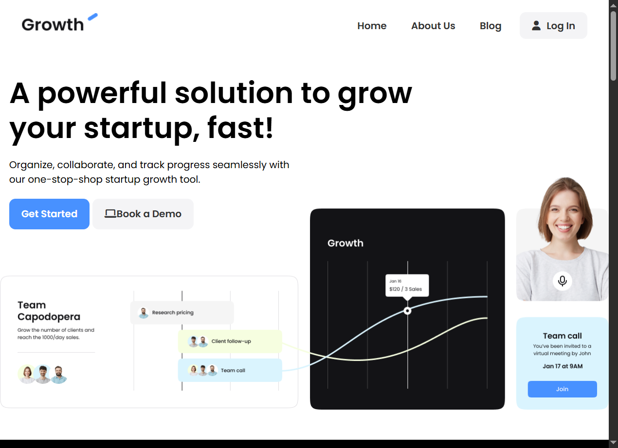 Corporate Landing Page